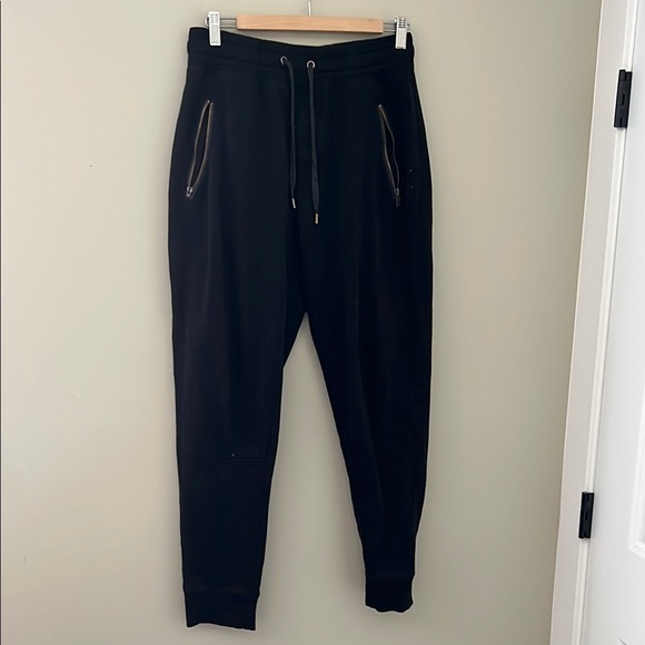Urban Heritage Other - Urban Heritage Black Taper Jogger Sweatpants Mens Medium